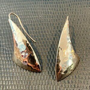 Crescent Drop Earrings - Gold Color